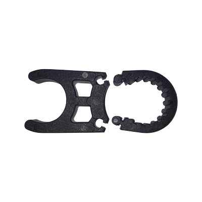 allpa Reserve kunststof klem zwart voor zwemtrap Ø25mm (1")