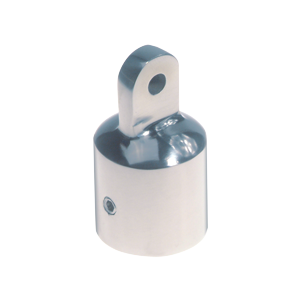 RVS buiskap eindstuk, aansluiting Ø6,3mm