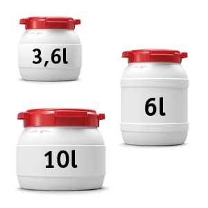 Waterdichte container met brede opening