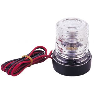 360º Allpa Ankerlicht, 12V / 8W, zwart kunststof huis met heldere lens, Ø54mm
