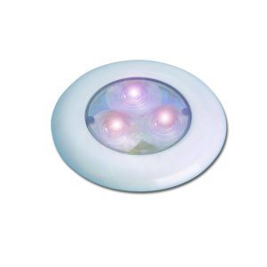 allpa Kunststof LED-Plafondlamp, inbouw, 12V/0,22W, LED 3x 0,2W