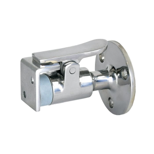 allpa RVS Deurstopper/houder, met beugel, A=61mm, B=17mm, C=50mm, D=30mm